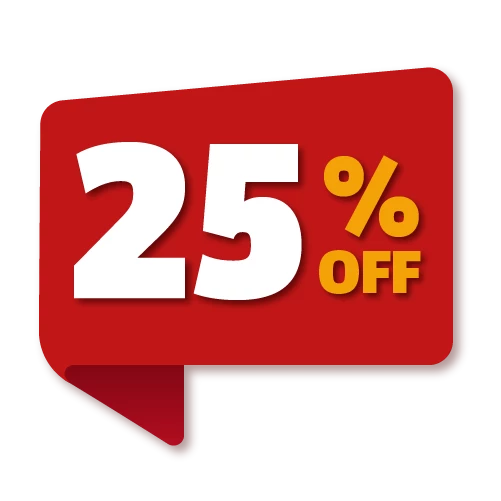 25% OFF